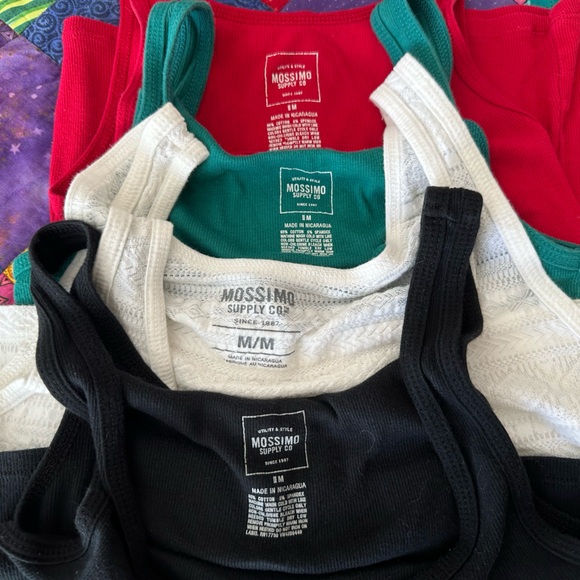 Mossimo Supply Co. Tank Tops in Green, Red, Black & White - Picture 3 of 6